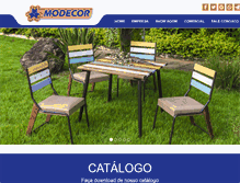 Tablet Screenshot of modecor.com.br